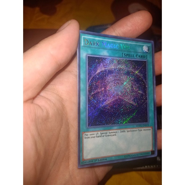 Tên thẻ bài yugioh: Dark Magic Veil - MVP1-ENS19 - Secret Rare 1st Edition