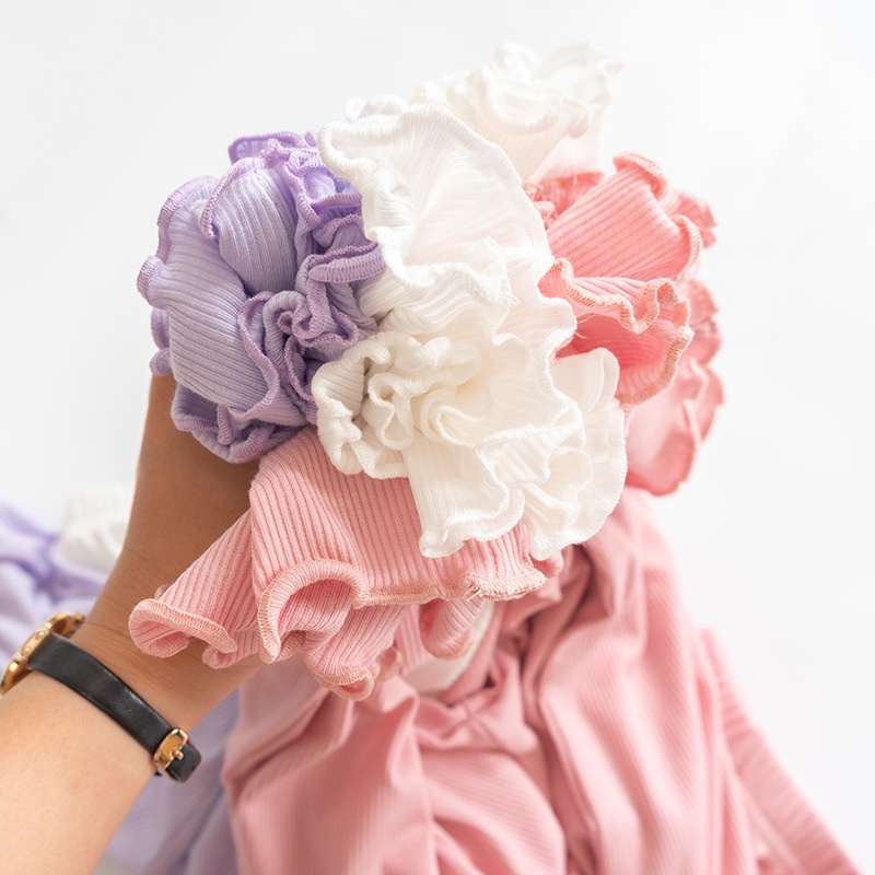 Đồ ngủ đồ mặc nhà Cho Bé Gái  Cotton Tay Ngắn + Quần Ngắn Màu Trơn Thời Trang Hàn Quốc Dành 1-7 Tuổi