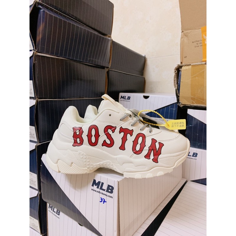 Giày La Boston Ny Mickey Chunky trắng đen