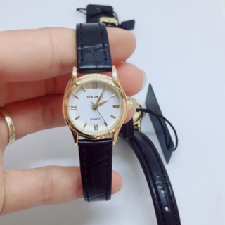 Đồng hồ nữ OLAX dây da nhỏ xinh- chống nước tốt tặng kèm pin