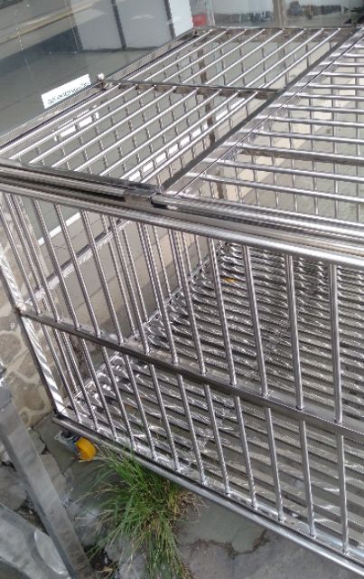 Chuồng chó inox 80*170*95