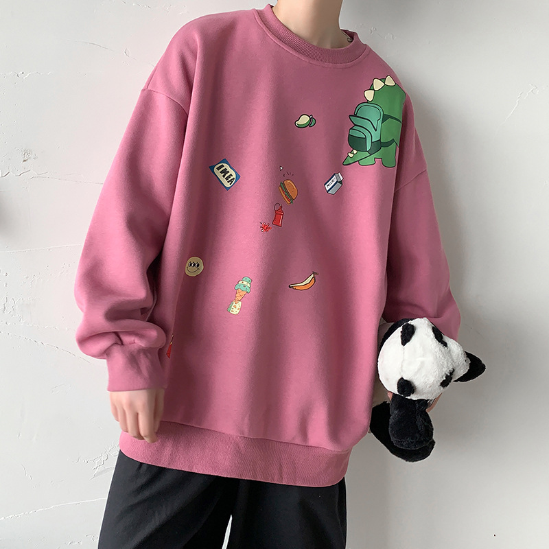 Áo Nỉ Nam Dài Tay Cổ Tròn Thời Trang Hàn | BigBuy360 - bigbuy360.vn