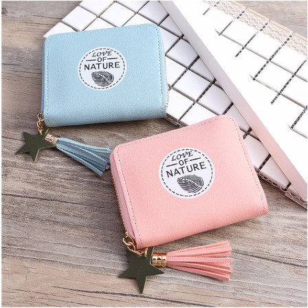 VÍ NỮ CẦM TAY HÀN QUỐC LOVE OF NATURAL CÁCH ĐIỆU TRẺ TRUNG | BigBuy360 - bigbuy360.vn