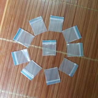 100 cái túi zip nhỏ nhất kích thước 1.5x2 cm