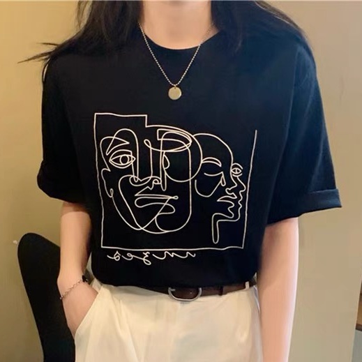 Set Chân Váy Midi Beo + Áo thun nữ Pull màu đen | BigBuy360 - bigbuy360.vn