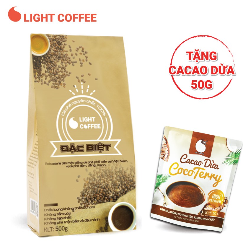 Cafe Pha Phin Loại Đặc Biệt Light Coffee Gói 500g
