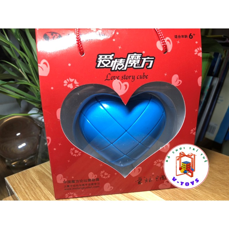 Khối Rubik Hình Trái Tim Đẹp Lung Linh
