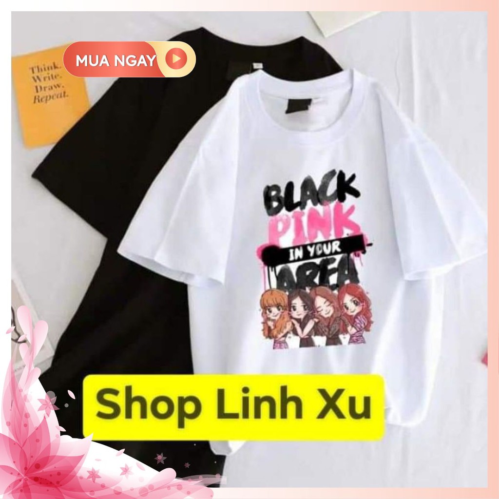 khuyến mại giá rẻ Áo Thun Blackpink 🌺 Freeship 🌺 Áo Blackpink Tay Lỡ giá ưu đãi nhanh tay