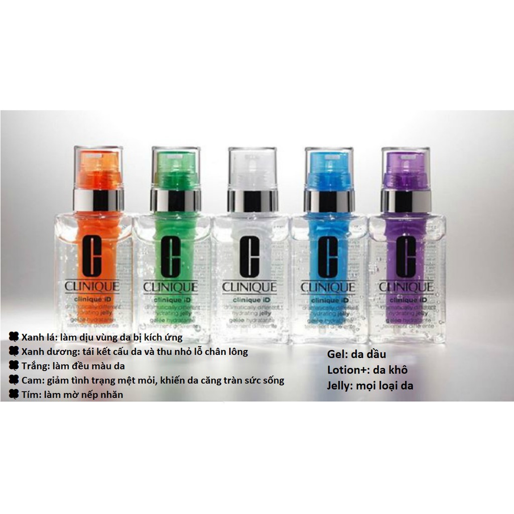 Kem dưỡng ẩm kèm tinh chất Clinique ID JELLY