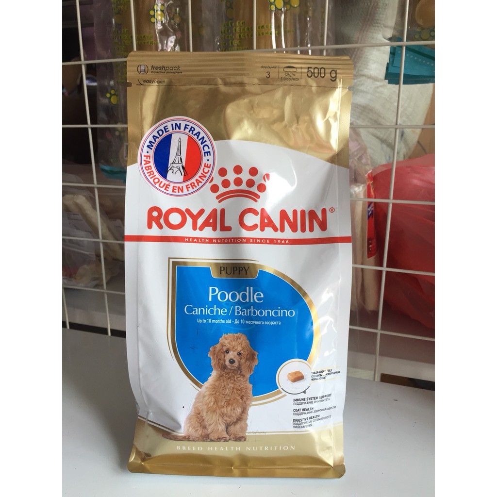 Thức ăn cho chó Poodle con, thức ăn cho chó Royal Canin Poodle Puppy 500g (cho chó)