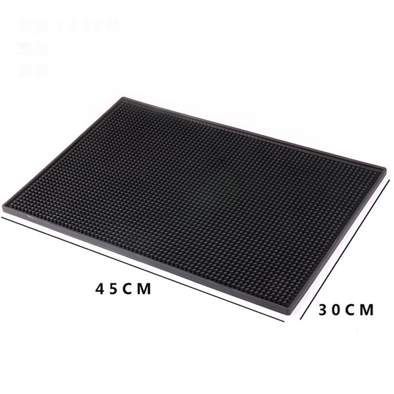 Bộ 3 Thảm Lót Cao Su Quầy Bar, Thảm bar pha chế, Thảm bar cao su chống trượt cao cấp (Rubber Bar Mat)