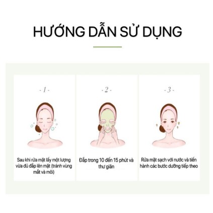 Lẻ 1 Gói Mặt nạ bùn trà Long Tỉnh Laikou kiềm dầu sạch da cấp nước Matcha Mud Mask