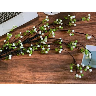 Cành Điểm Tuyết thân cổ cao 90cm - Cành giả cành điểm trang trí