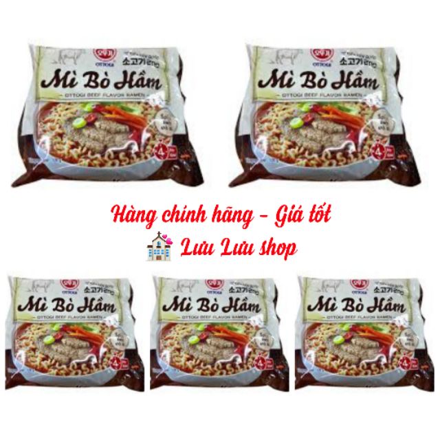 Mì bò hầm ramen ottogi 120 gr