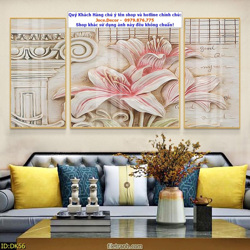 Tranh tráng gương in UV 5D Mica bóng mịn C9, tranh treo tường phòng khách bền đẹp 40 năm Ko phai màu
