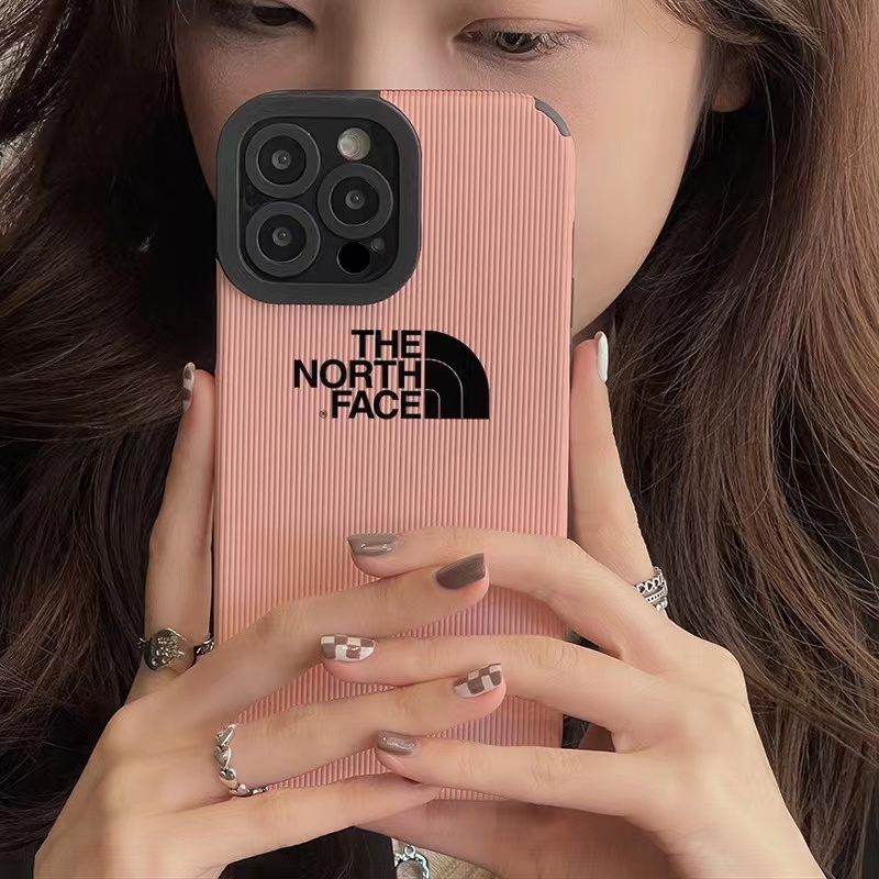 Sang Trọng Ốp Điện Thoại Da Họa Tiết the north face Cho iphone 13 Pro Max i13 13pro 11 Pro Max i11 iX Xs XR Xs Max 7plus 8plus 12Pro 12 Pro Max