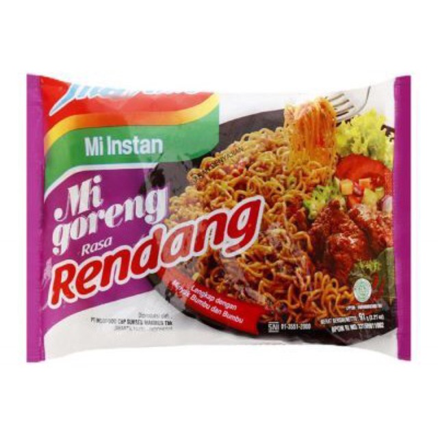 MÌ XÀO KHÔ INDOMIE VỊ BÒ CAY - ĐẶC BIỆT - SƯỜN - CAY NỒNG