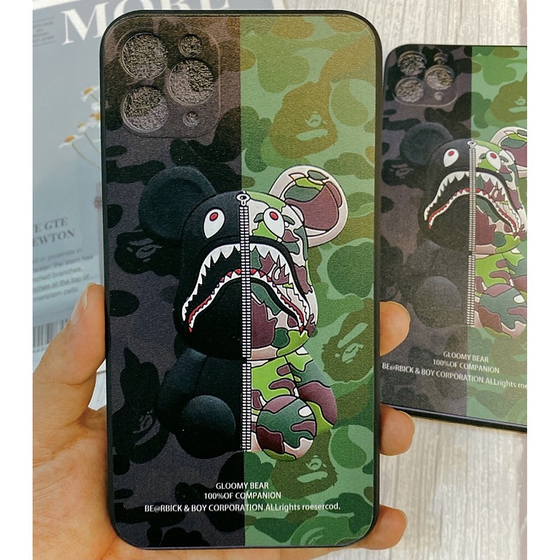 Ốp Lưng Iph.0ne ⚡ Ốp Iph.0ne Gấu Xanh Ngầu ⚡ iPh.0ne 6P/7/8/7plus/8plus/x/xs/xs max/11/11promax/12/12pro/12promax-TuanPK