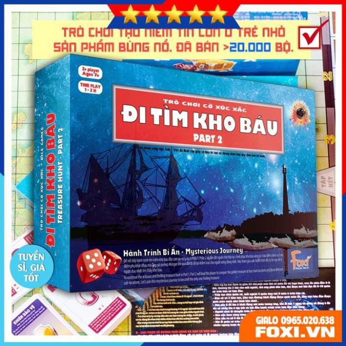 Board game-Escape From Zombie-đi tìm kho báu Foxi-trò chơi hay-gây cấn-hồi hộp và siêu trí tuệ