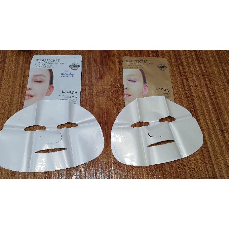 Mặt Nạ  Vàn.g 24k , Mặt Nạ Thủy Tinh Bioaqua Giúp Cung Cấp Dưỡng Chất Cho Da