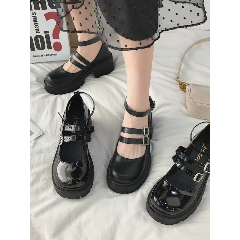 (order 10~20 ngày) giày lolita đế cao phù hợp với mọi phong cách(ảnh thật và bảng size giày ở cuối)