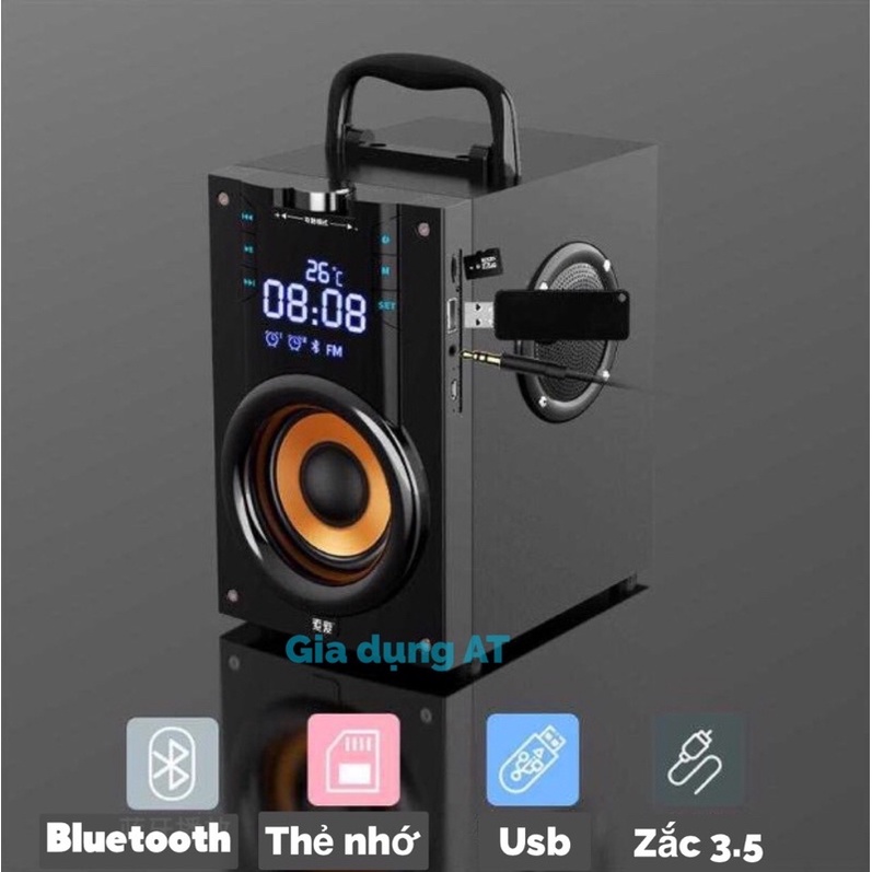 LOA BLUETOOTH KARAOKE SOAIY Q22 CÔNG SUẤT 30W,LOA KARAOKE DI ĐỘNG SIÊU TRẦM CÓ MÀN HÌNH HIỂN THỊ THỜI GIAN NHIỆT ĐỘ