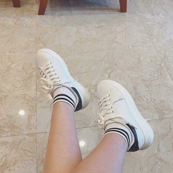 Set 10 đôi tất kẻ cổ chân nữ thể thao Hàn quốc cổ ngắn xì tin-giadungsieure