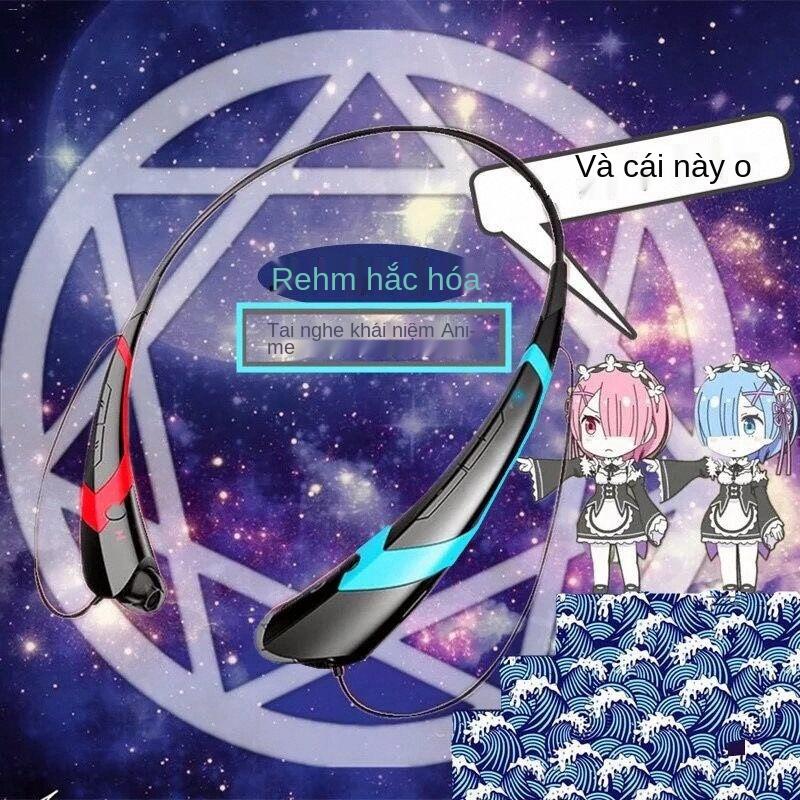 ▬✟✘Tai nghe Hatsune Miku Anime Thể thao ngoài trời Không dây Chủ đề hai chiều Khái niệm mới Bluetooth ngoại vi
