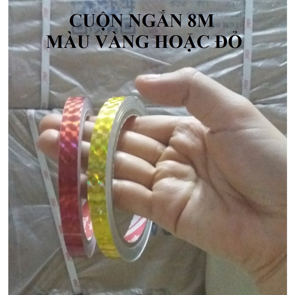 Băng keo kim tuyến dán hộp yến đẹp lung linh