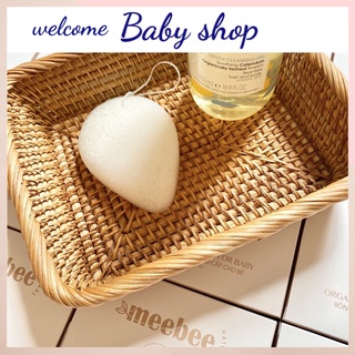 Bông tắm hữu cơ Meebee tạo bọt siêu mềm cho bé |Bông tắm cao cấp cho bé từ sơ sinh [ hayebabyshop]