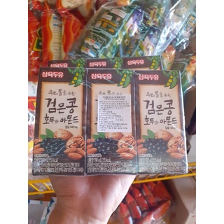 Sữa đậu đen óc chó hạnh nhân hàn quốc sahmyook hộp 190ml