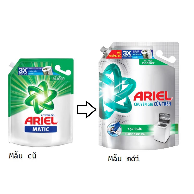 Nước Giặt ARIEL Đậm Đặc 4.1kg/ Hương Downy 3.9KG