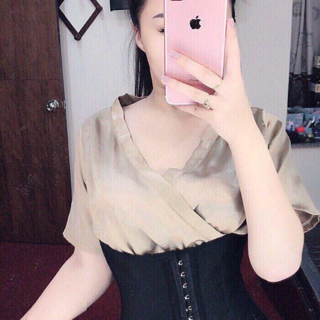 Ghen nịt bụng định hình latex 9 xương (HÀNG CAO CẤP NHẬP KHẨU)