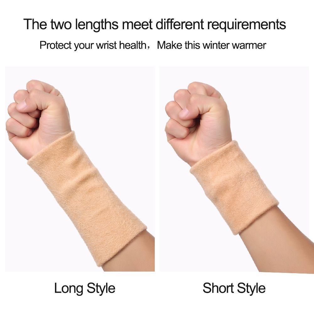 Muvako Băng Đeo Cổ Tay Đan Len cashmere Thoáng Khí Giữ Ấm Mùa Đông Cho unisex