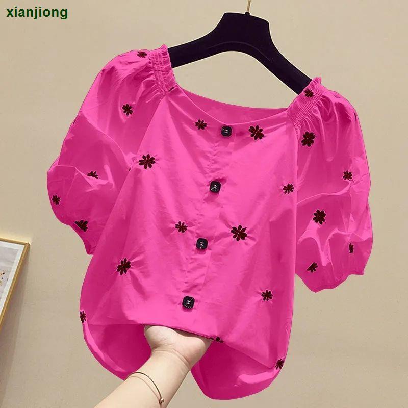 Áo Sơ Mi Chiffon Tay Ngắn In Họa Tiết Hoa Phong Cách Phương Tây Thời Trang Cho Nữ | BigBuy360 - bigbuy360.vn