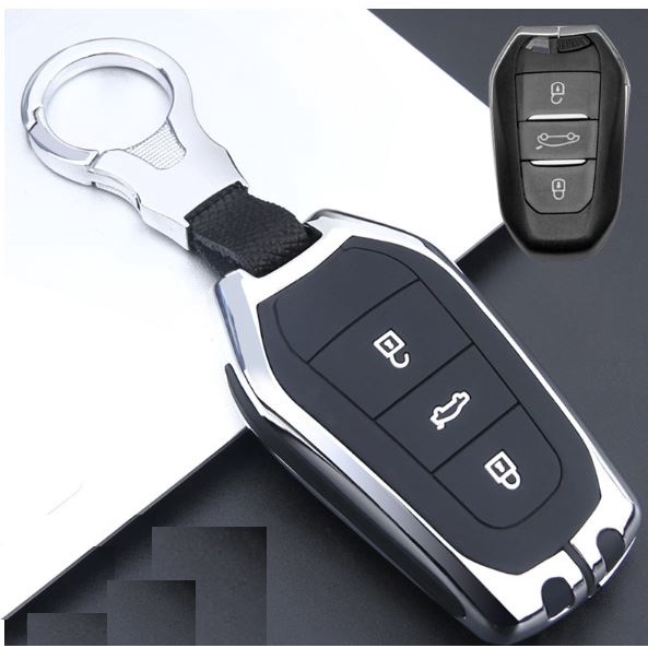 Vỏ Bảo Vệ Chìa Khóa Xe Hơi Peugeot 308 / 3008 / 301 / 2008 / Smartkey 508 / 4008 / 5008 Logo 408