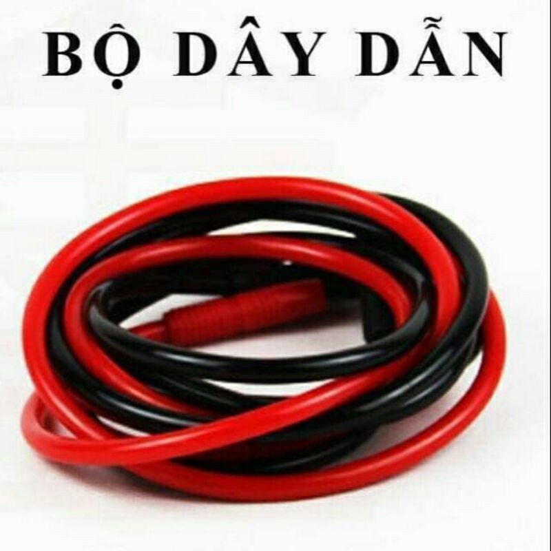 Bộ 2 dây nối đỏ-đen hút mụn, phun sương dùng cho máy 5in1
