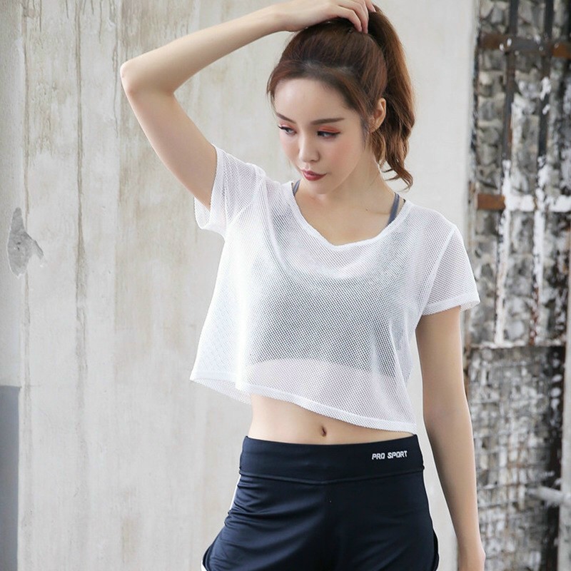 Áo lưới CropTop <𝗛𝗢𝗧> Giành cho khách iu, đội nhóm tập Gym, Nhảy Zumba, Nhảy Aerobic