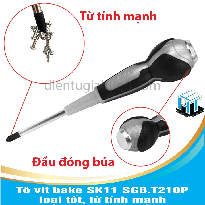 1 Cái Tô vít bake SK11 SGB.T210P loại tốt, từ tính mạnh