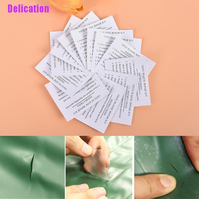 Bộ 10 Miếng Dán Phao Bơi Bơm Hơi Bằng Nhựa PVC Tiện Dụng