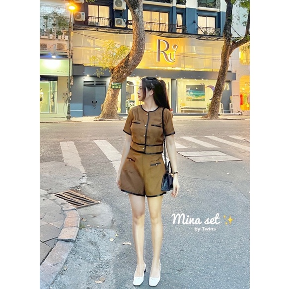 Set đồ nữ chạy viền đen ✨ (Mina set)