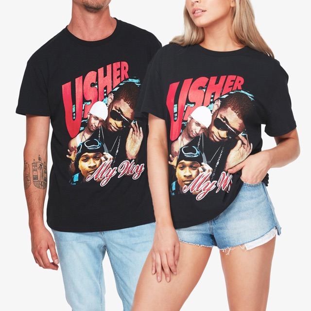 Áo thun ngắn tay chính hãng F21 X USHER "MY WAY" 2018