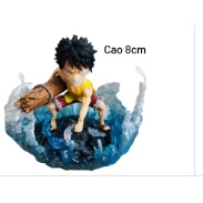 Mô hình One Piece Luffy Marine có LED siêu đẹp cao 8cm ,  tượng figure