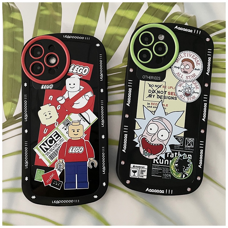 FOR XIAOMI 11LITE 12LITE REDMI 12C 10C 10 NOTE12 NOTE11 NOTE10 NOTE9 NOTE 8 NOTE7 S 9 8 7 10A 9C 9A 9T K40 POCO M5 M5S F3 X3 M3 PRO LEGO oval soft case