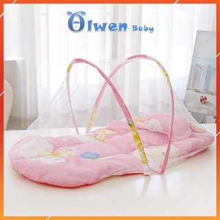 Màn Chụp Cho Bé Gấp Gọn, Bộ Mùng Chụp +Gối + Đệm Chống Muỗi DàyTự Bung Trẻ Em Dùng Cho Che Giường Và Nôi Cũi Tiện Lợi