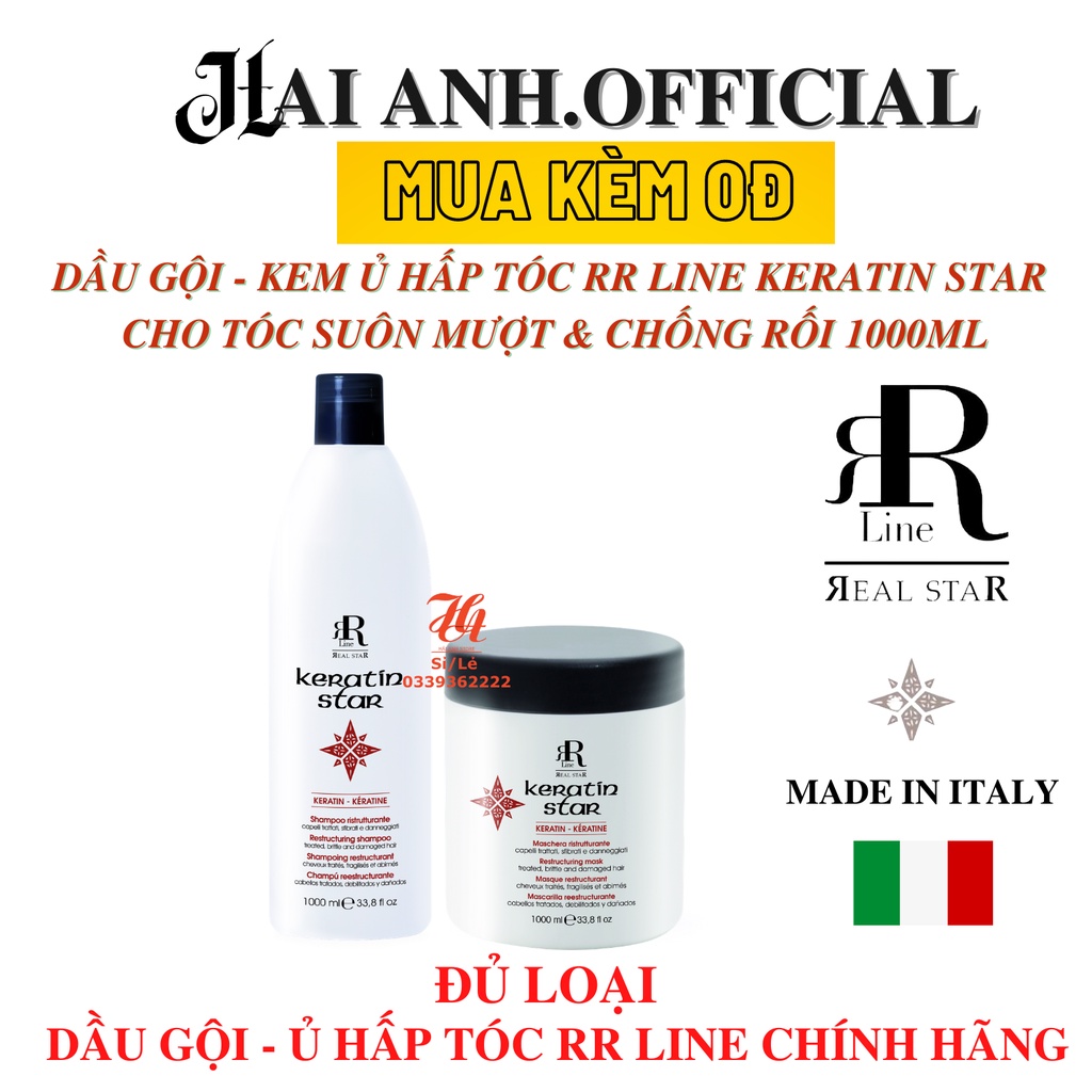 [ RR LINE ] Dầu Gội Dầu Xả Dưỡng Tóc ĐỦ LOẠI Mềm Mượt,Phục Hồi,Dưỡng Ẩm,Khô Sơ,Kiềm Dầu - Giảm Gãy Rụng