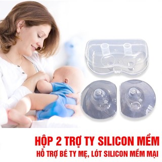 Núm trợ ti silicon Hàn Quốc - Hộp 2 chiếc