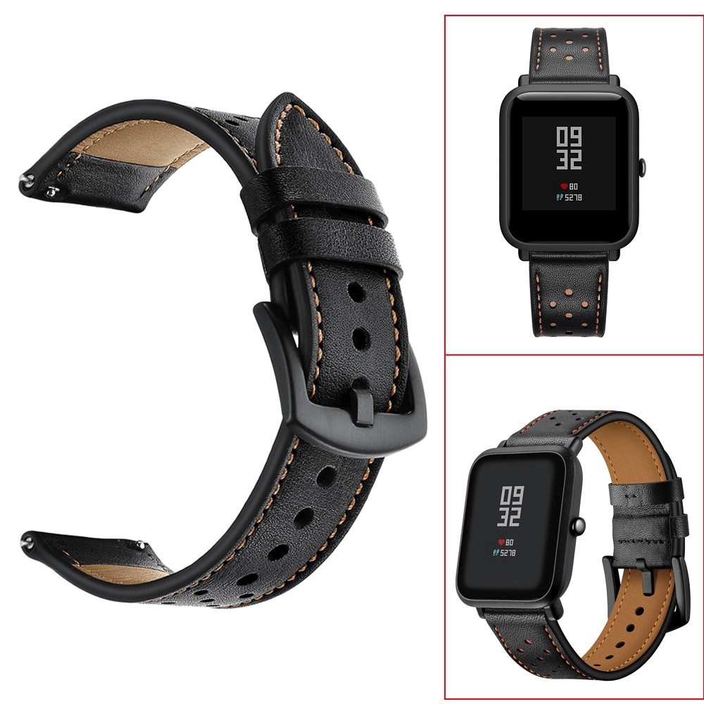 Huami Amazfit GTS 2 Mini /GTS 2/GTS Dây Đeo Bằng Da Cho Đồng Hồ Thông Minh Xiaomi Huami Amazfit Bip Lite/Bip S/Bip U