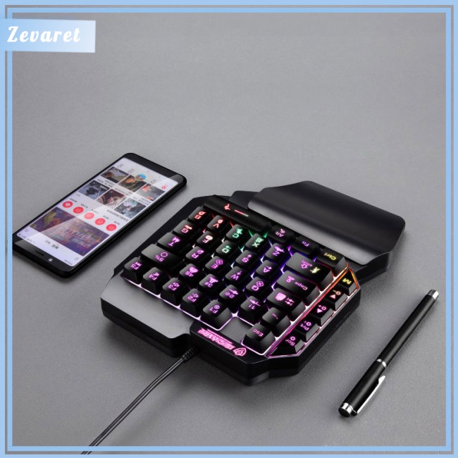 Bàn Phím Chơi Game Có Đèn Nền Mini Cho Điện Thoại/Máy Tính Bảng
