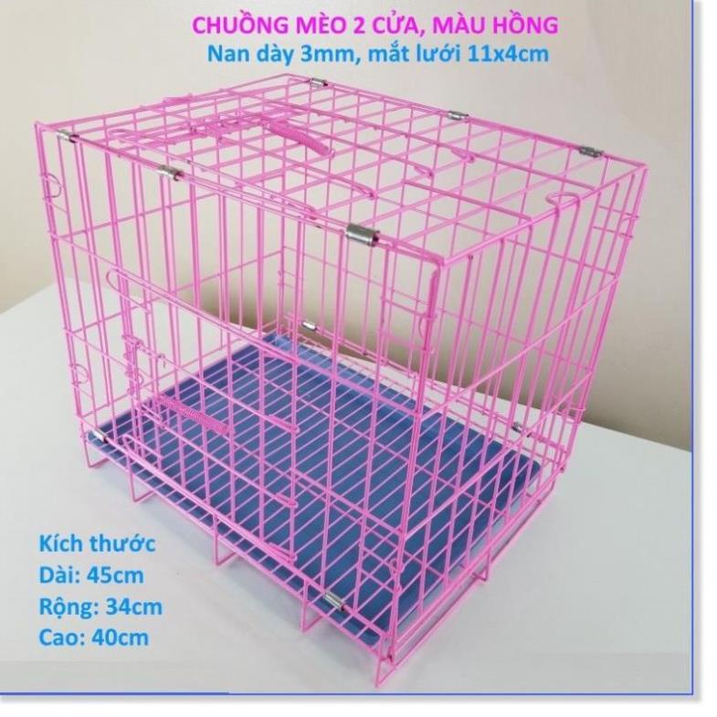 SD- Chuồng Lồng cho thú cưng nhỏ dạng gấp gọn sơn tĩnh điện sd35 dùng để làm chuồng nuôi chó mèo